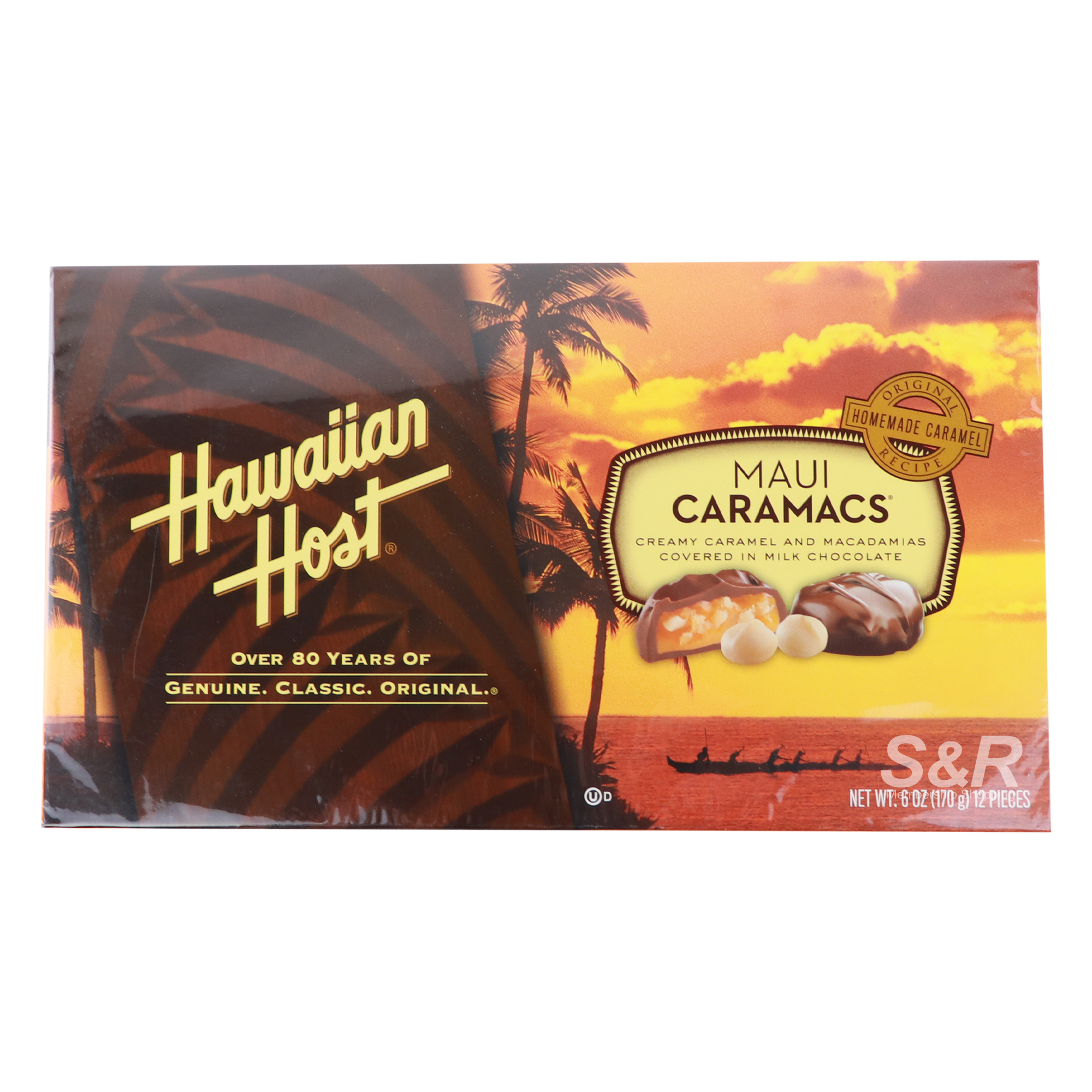 Hawaiian Host Maui Caramacs 12pcs Hawaiian Host Maui Caramacs 12pcs